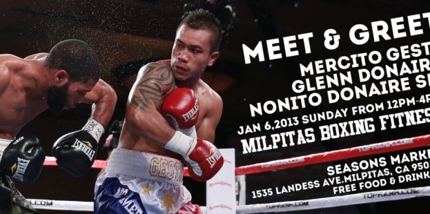 Meet and Greet Mercito “No Mercy” Gesta in the Bay Area at Milpitas Boxing and Fitness Gym!